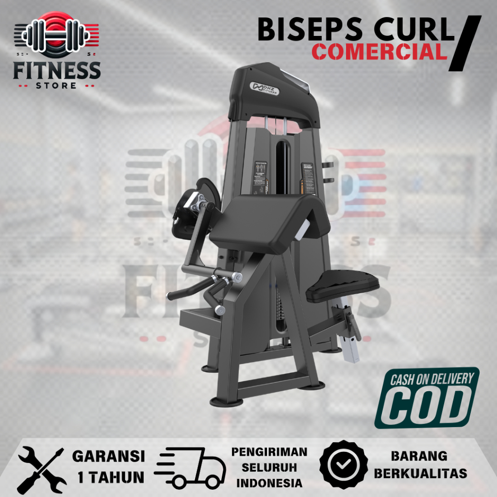 Alat Fitness Rumahan Biceps Curl - Alat Fitness Komersil Murah