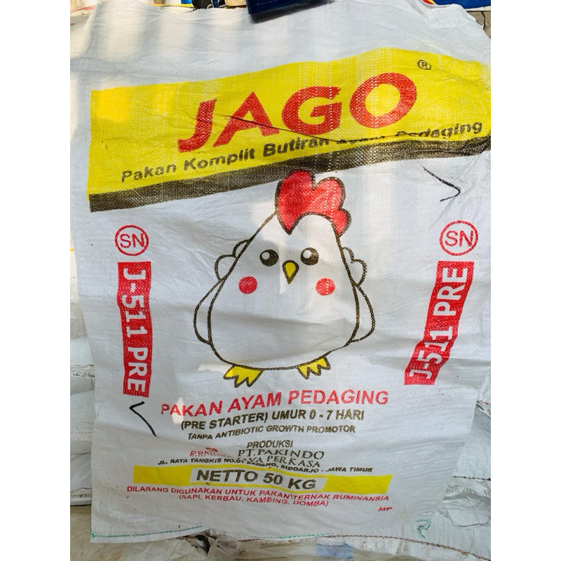 sak pakan ayam 1kali pakai