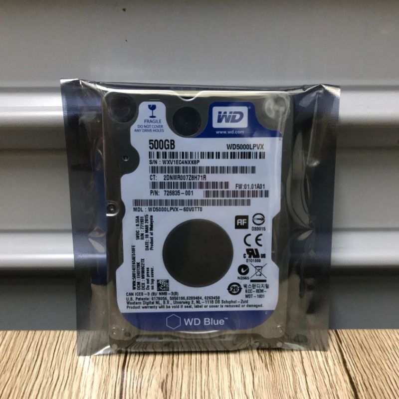 hardisk 500gb WD BLUE internal sata 2.5 baru promo hardisk laptop 500gb