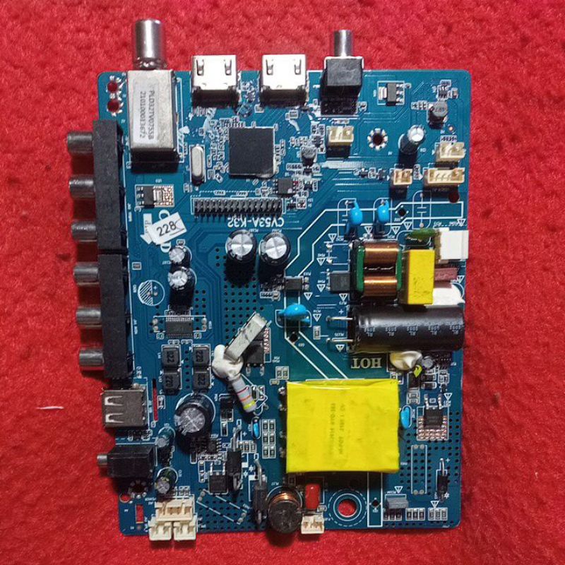 Mainboard POLYTRON PLD32TV0755B 32tv0755b / Mb Motherboard Mesin Tv Polytron PLD 32TV0755 B