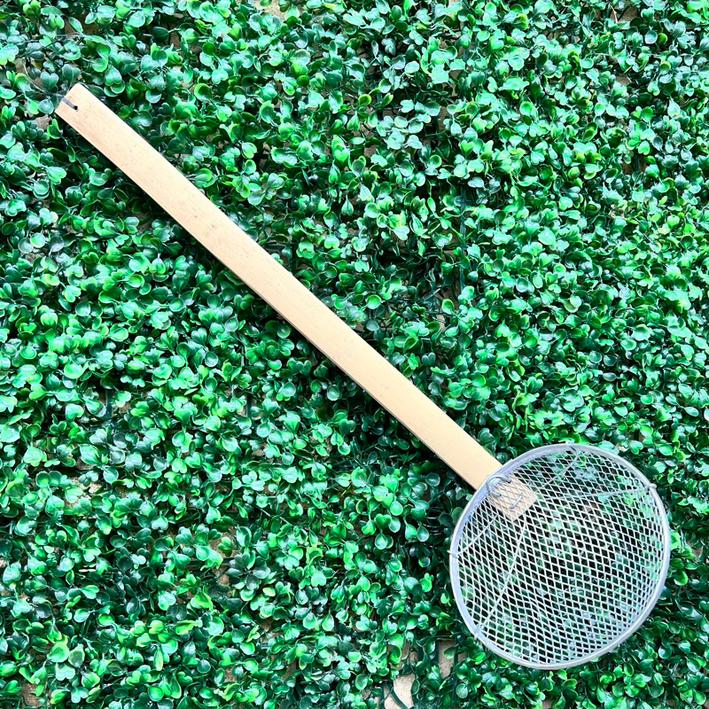 Serok Minyak/serok Mie/ serok penggorengan gagang kayu