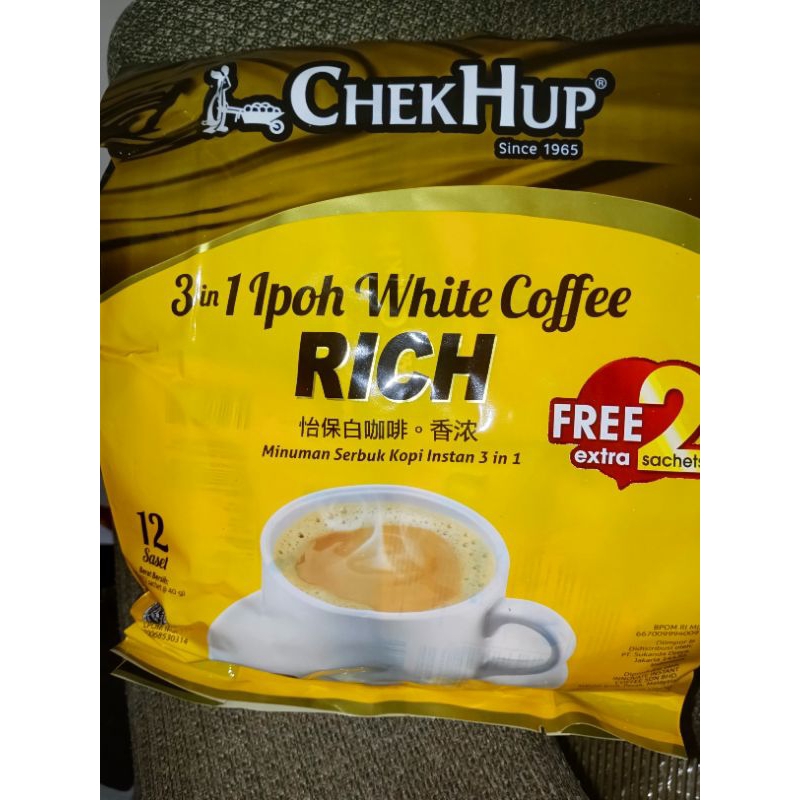 

Chek Hup White Coffee Rich Free 2 Sachet