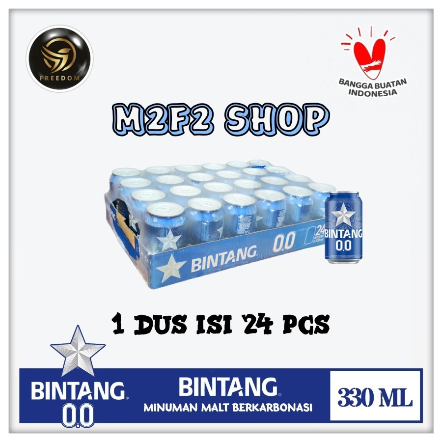 

Bintang Zero 0,0% Original Can | Kaleng - 330 ml (Kemasan Karton)