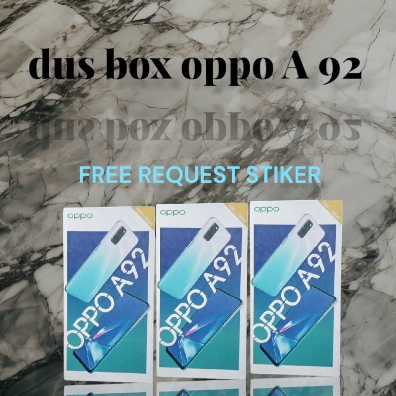 

dus box oppo a92 free request stiker