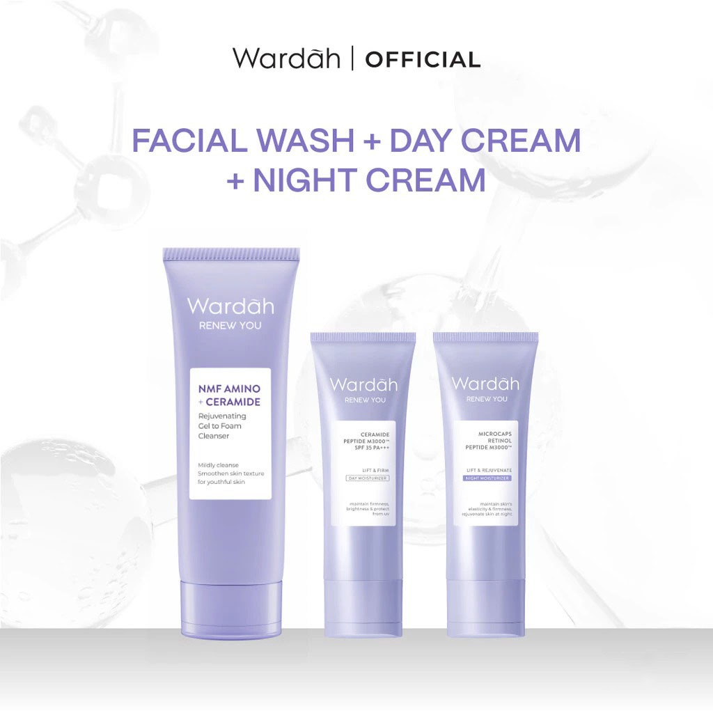 Wardah Paket Renew You A3 Item Kecil Wardah Renew You Anti Aging Wardah Original