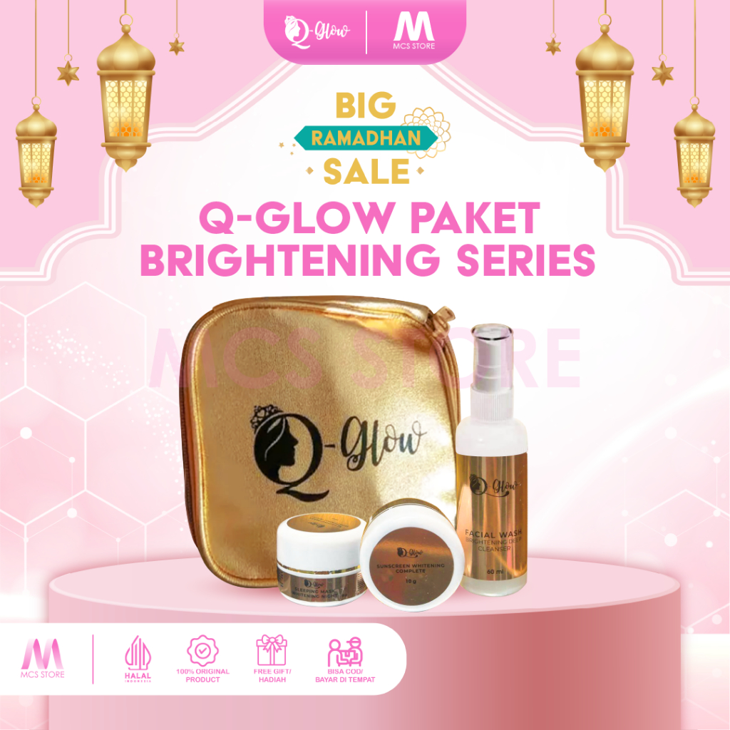 MCS STORE- Q Glow Skincare Whitening & Acne | Mengatasi jerawat dan Mencerahkan
