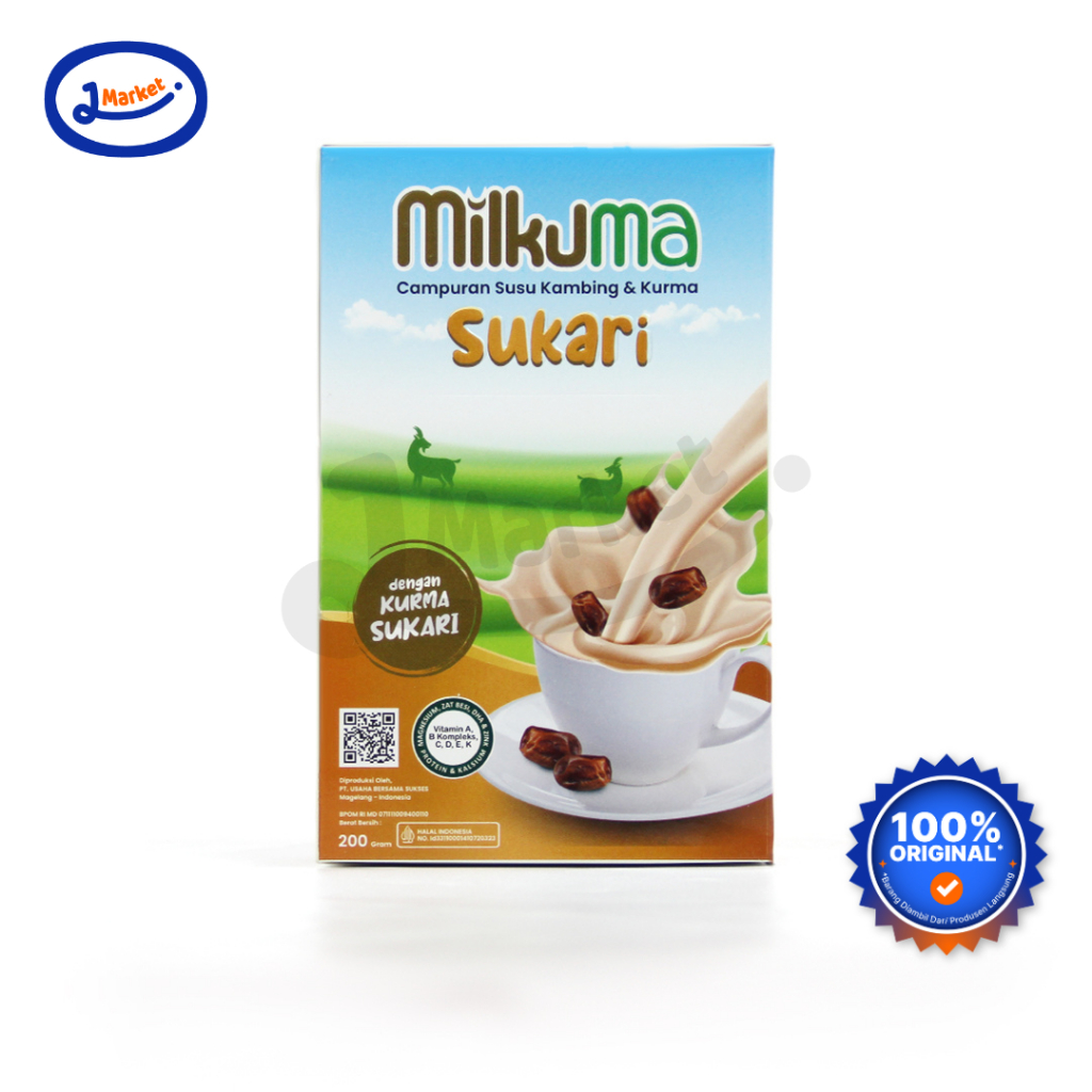 

Milkuma Sukari | Susu Kambing Etawa Bubuk Plus Kurma 200gr