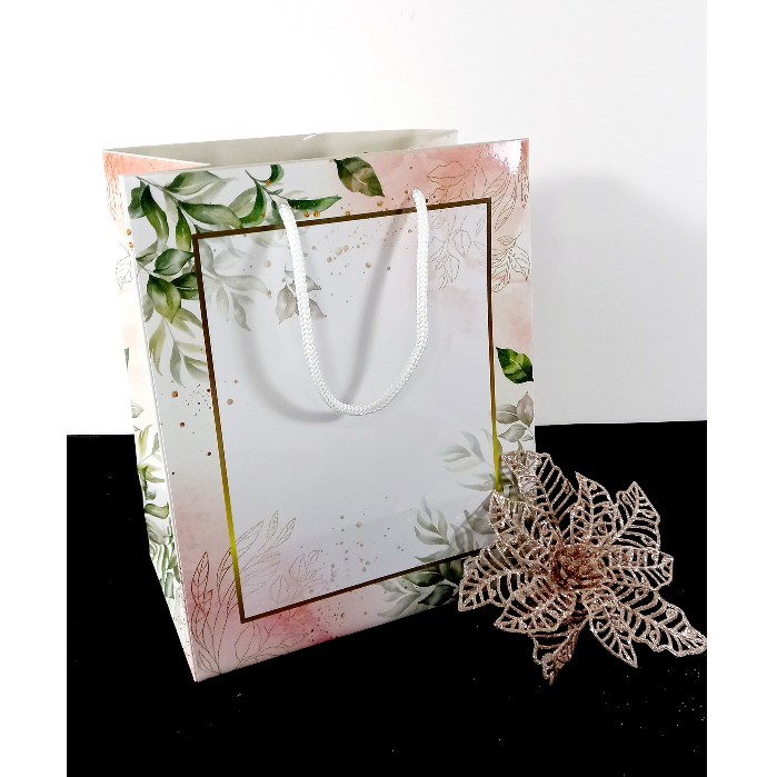 

Paperbag Motif Elegant Flower Uk 18 x 11 x 22cm