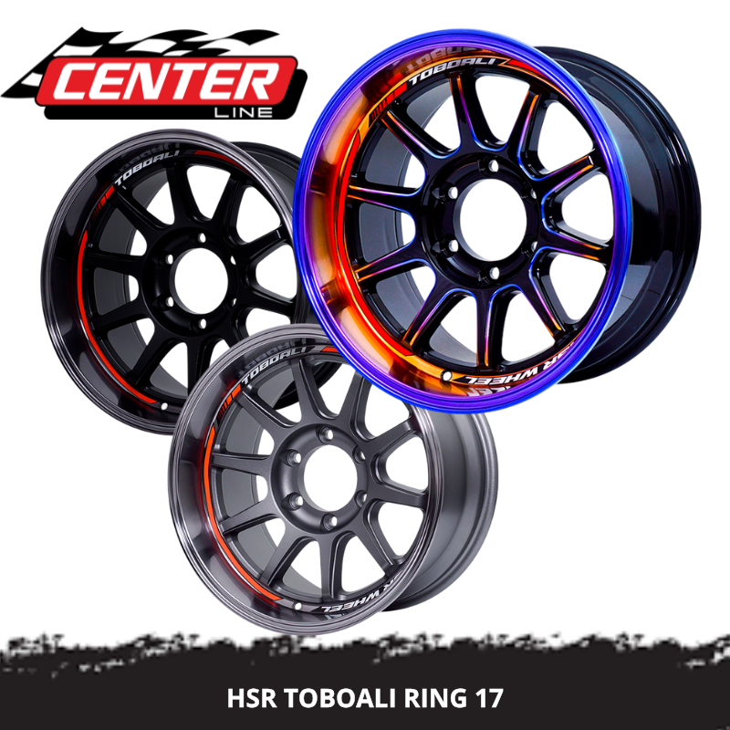 VELG MOBIL RING 17 LUBANG 6 HSR TOBOALI SAMLONG LEBAR 9 ET 0