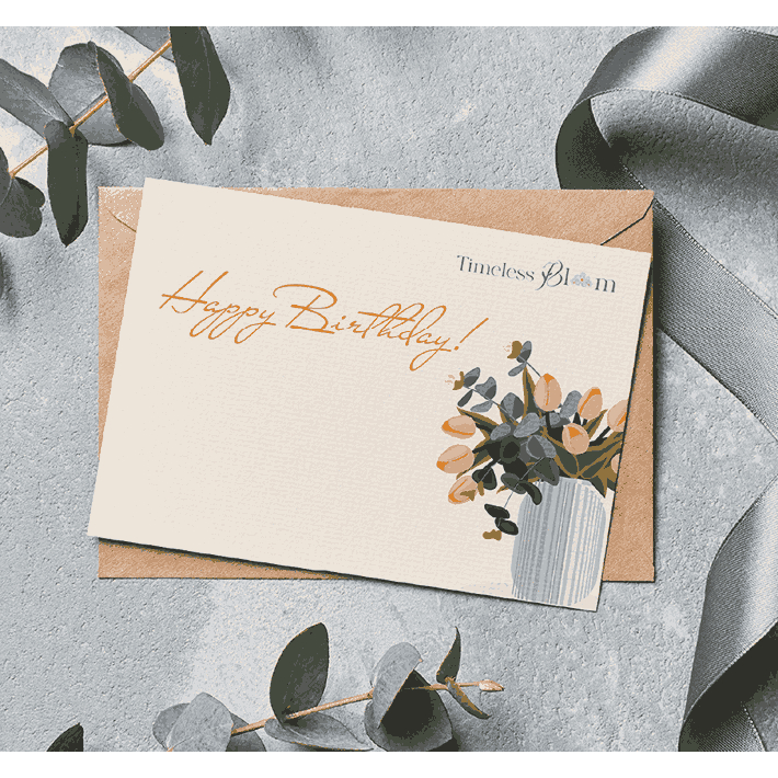 Topper Kartu Ucapan Happy Birthday Anniversary Wedding Congratulations