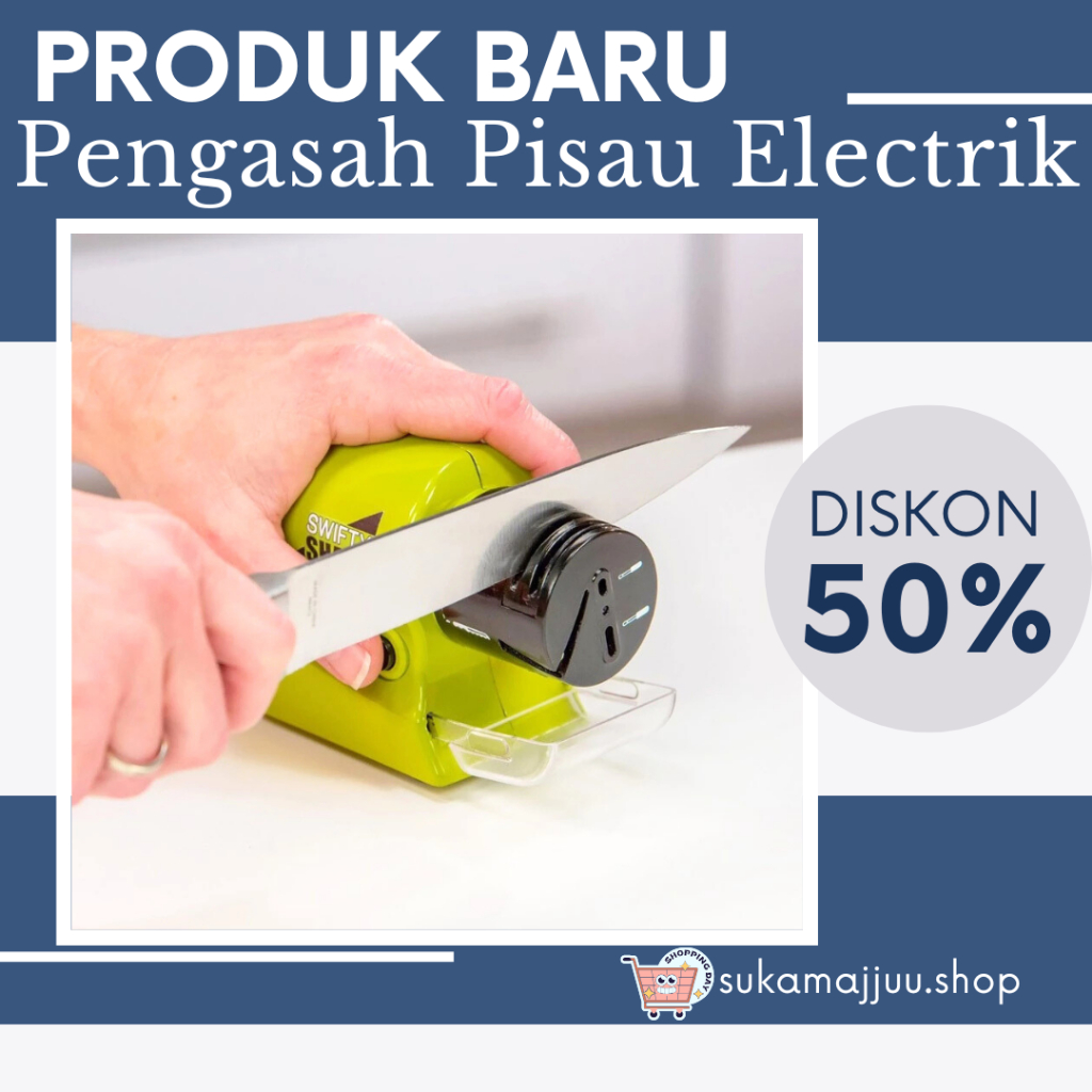 PISAU PENGASAH ELEKTRIK||PENGASAH PISAU ELEKTRIK SWIFTY SHARP/ PISAU GUNTING ELEKTRIK OTOMATIS