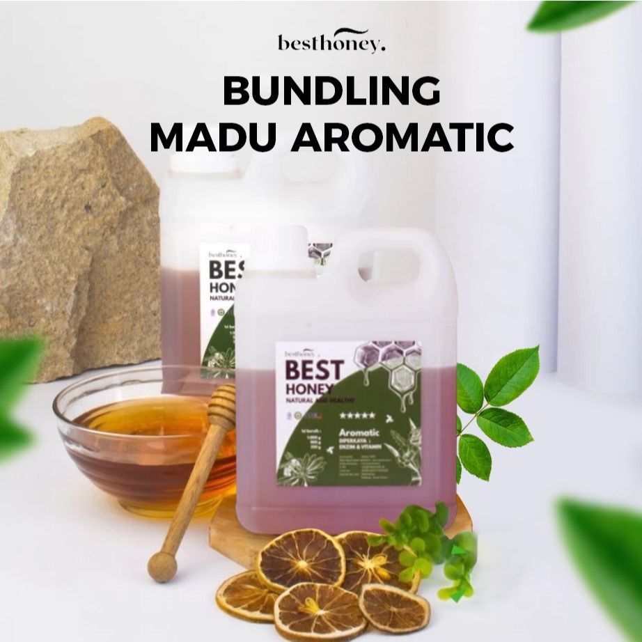 

Best Honey - Madu Asli Paket Bundling Madu Aromatic Original 1kg (2pcs)