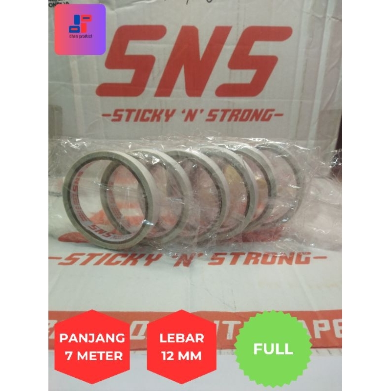 

DOUBLE TAPE SNS 12MM X 10METER FULL