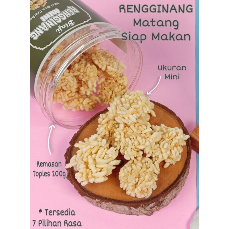 

Biaji Rengginang Mini Matang 200gr | Rengginang Toples