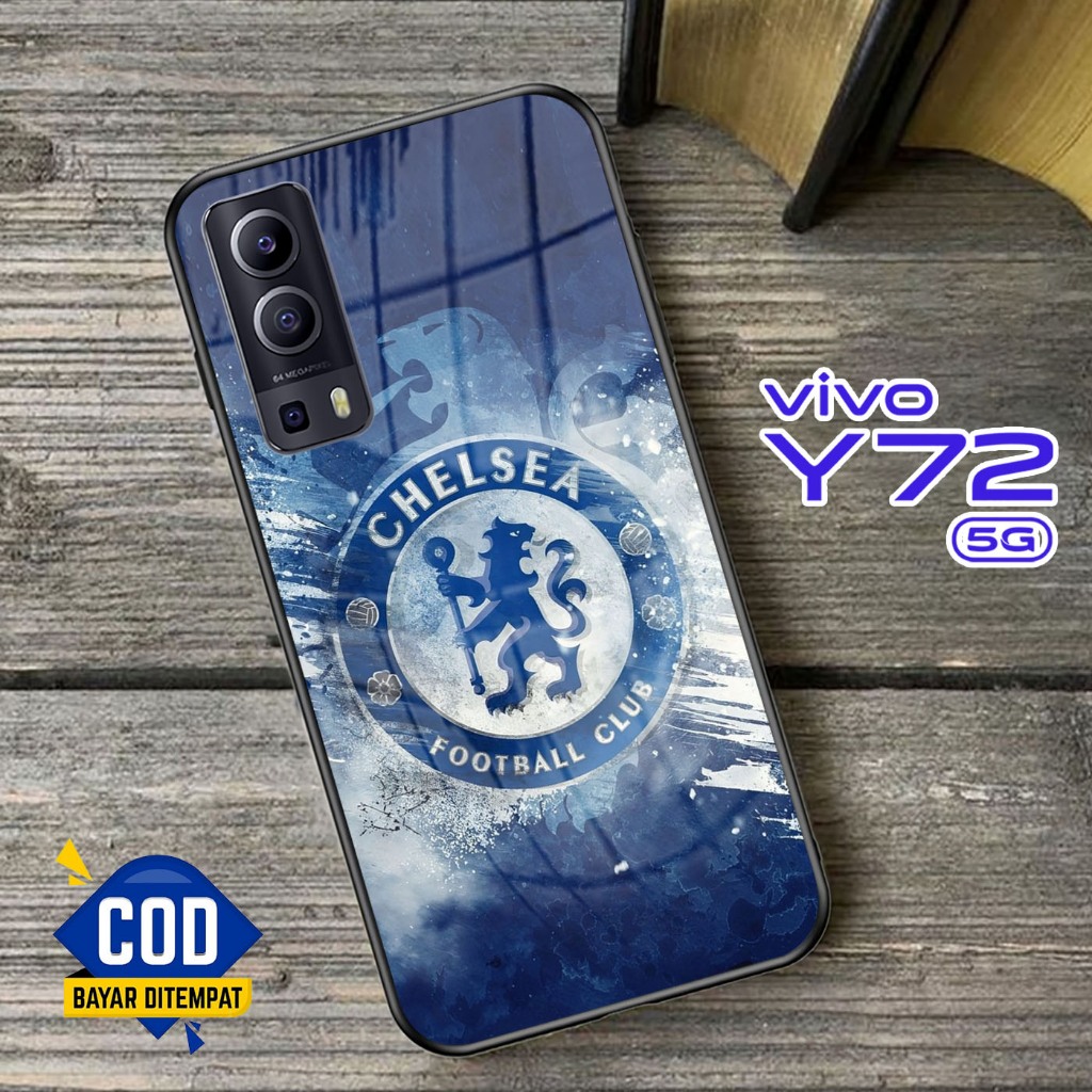 Softcase Kaca VIVO Y72 (5G) - Case Handphone VIVO Y72 (5G) [T81].
