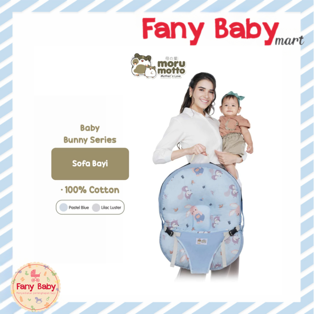 MORU MOTTO SOFA BAYI 2IN1 BABY BUNNY SERIES - MMK9015