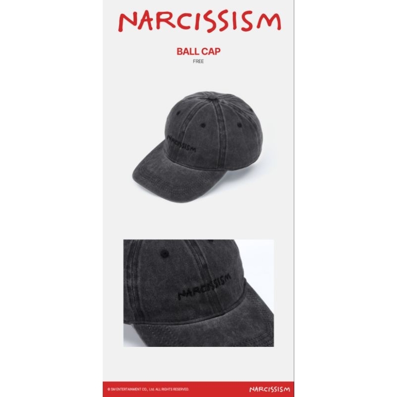 narcissism jaemin cap charcoal