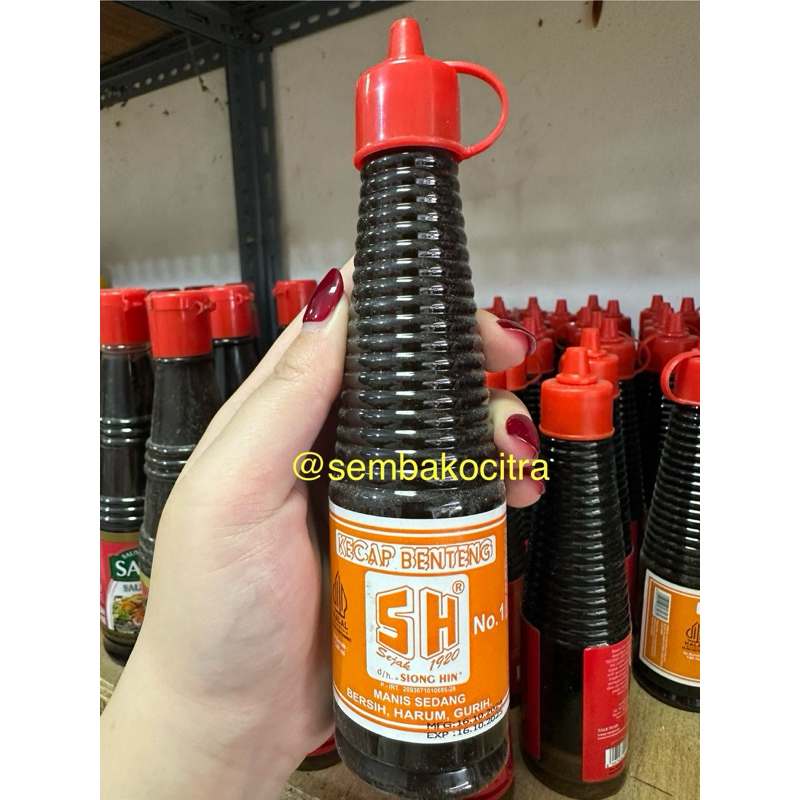 

KECAP SH BENTENG / KECAP BENTENG BOTOL KECIL ukuran 140ml