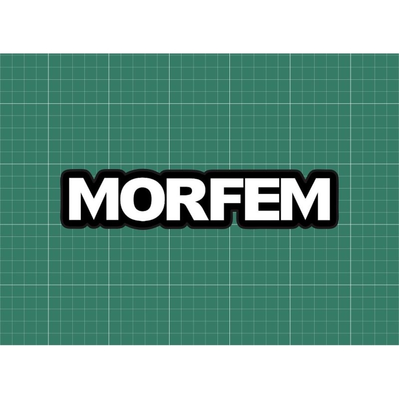

STICKER BAND MORFEM THE JANSEN THE UPSTAIRS OVERDISTORTION