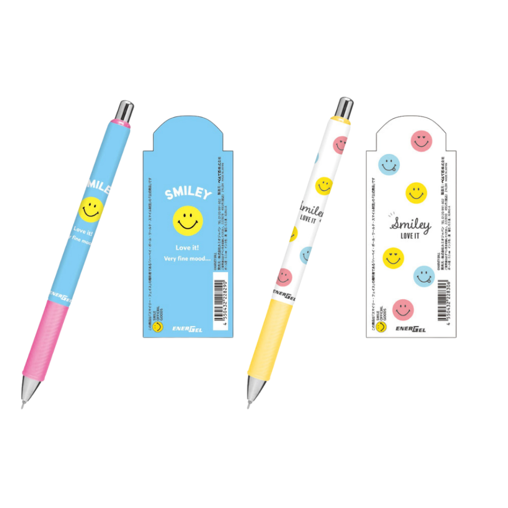 

Pentel EnerGel Smiley Smile Official Goods Gel Ink Pen 0.5mm Pulpen Limited Edition