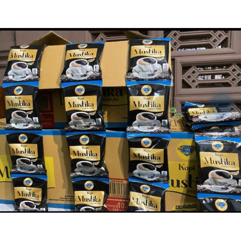 

Kopi Mustika Premium 1 renteng isi 10 sachet