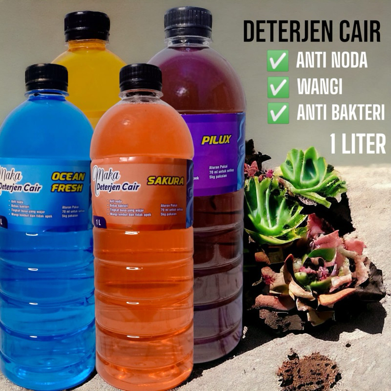 DETERJEN CAIR BOTOL 1 LITER BEST SELLER