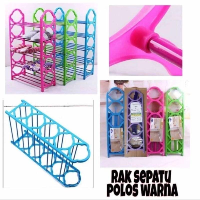 RAK SEPATU SANDAL CH 828 WARNA RAK SEPATU PORTABLE 4 SUSUN