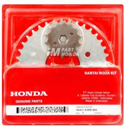 06401-KWB-900 Gir Rantai Gear Set Motor Honda Blade Lama Revo 110 2009 2010