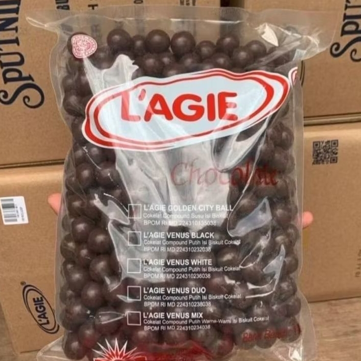 

L'AGIE Choco Ball LAGIE Golden City Planet dan Febby Kemasan 1Kg