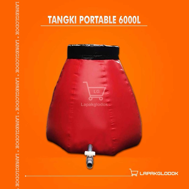Tangki Portable 6000L- Tangki Lipat - Tangki Penampung Air