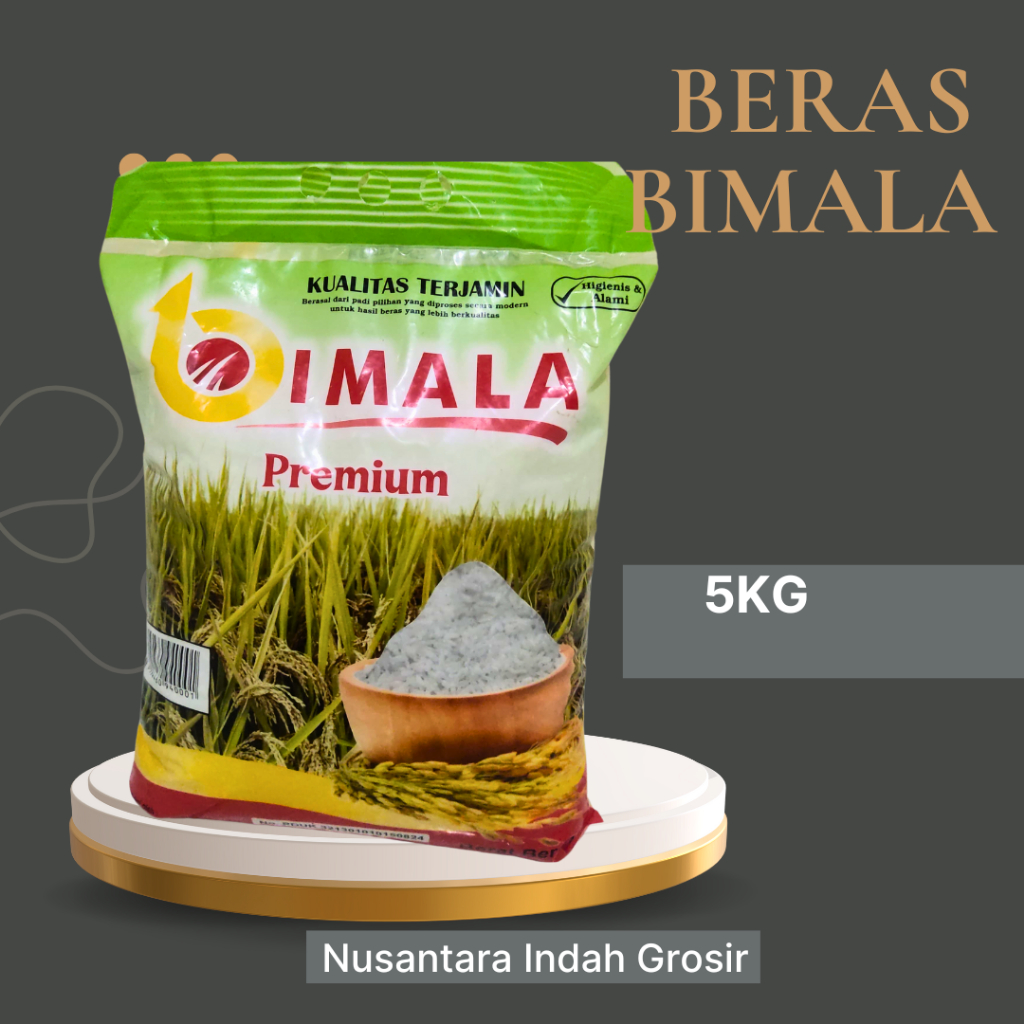 

Bimala Premium Beras Bimala 5KG kualitas Terjamin
