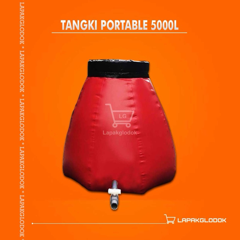 Tangki Portable 5000L- Tangki Lipat - Tangki Penampung Air