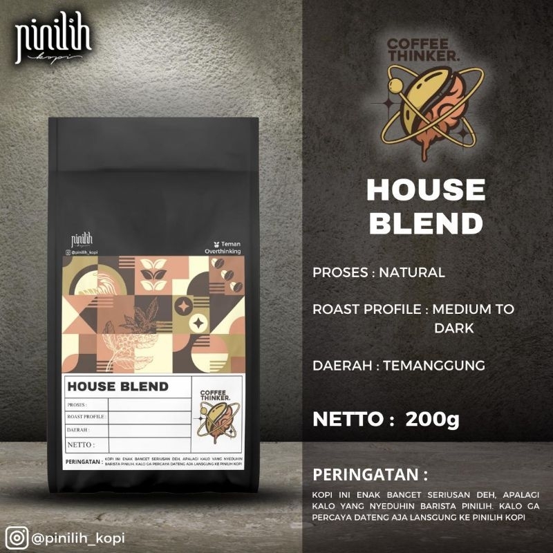 

Roastbean Houseblend 70:30 Coffee Thinker