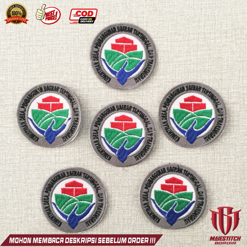 BADGE BET KEMENDES BORDIR PREMIUM | LOGO BET KEMENDES BORDIR PREMIUM | MAJESTITCH BORDIR