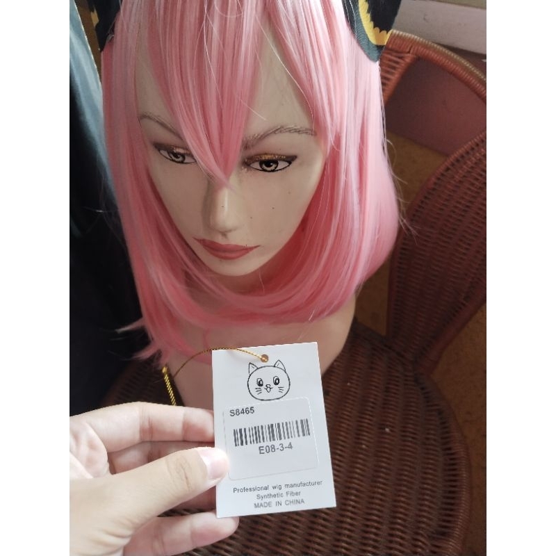 costume anya forger + wig