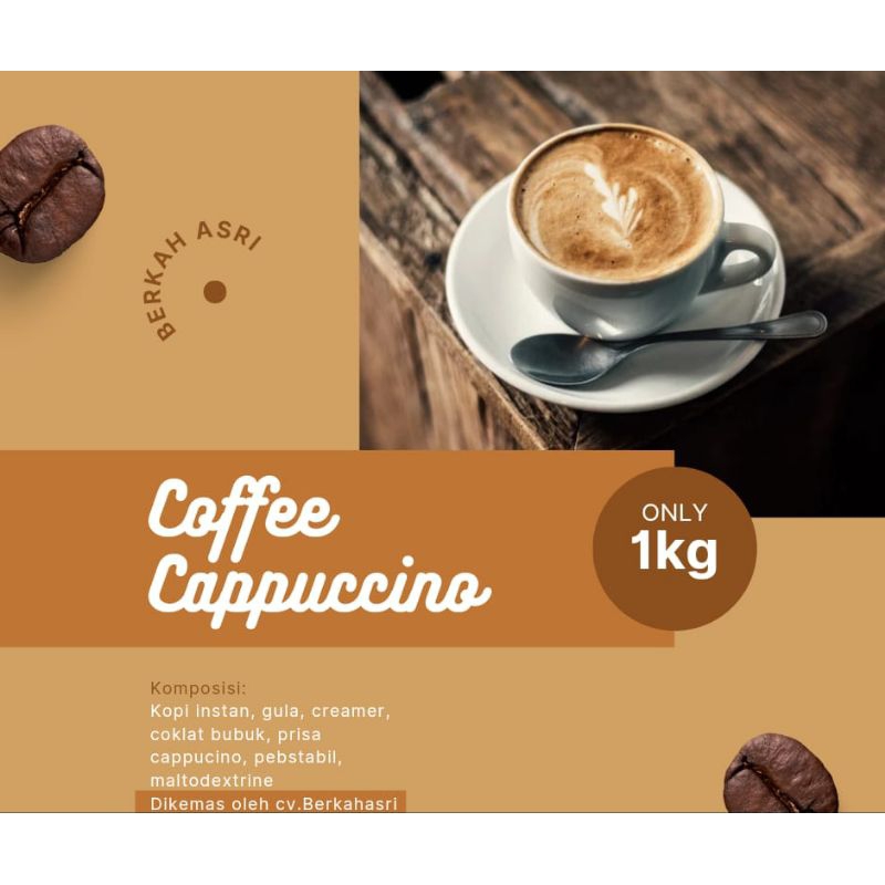 

Cupucino bubuk 1kg(bahan capucino cingcaw) bubuk minuman
