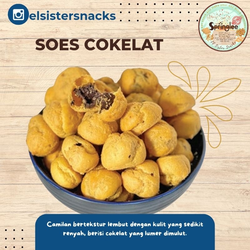 

Soes Cokelat Premium Super Soes Kering Coklat Springlee Sarikaya Enak harga ter Murah Kiloan