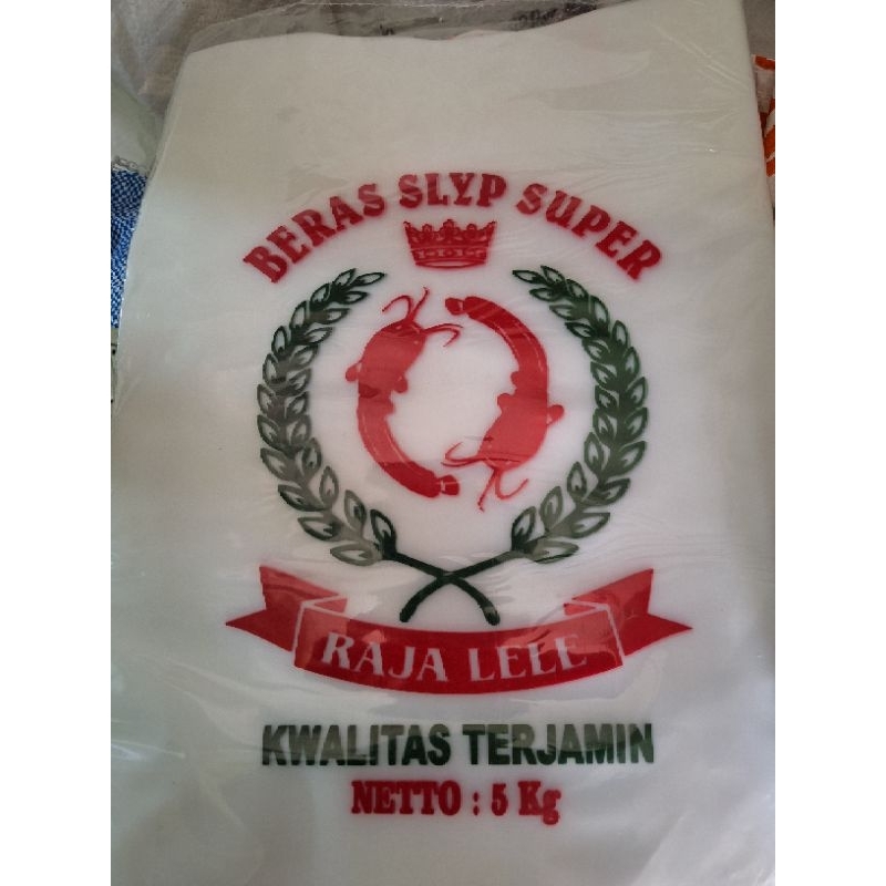 

Plastik Beras cap Rajalele 5kg isi (100pcs)