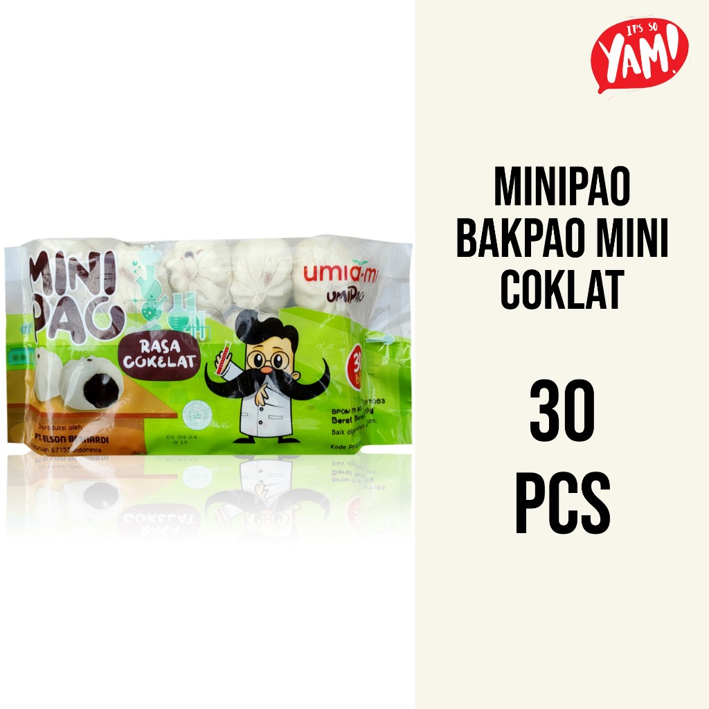 

MINIPAO COKLAT BAKPAO MINI COKLAT ISI 30 PCS CEMILAN SANTAI