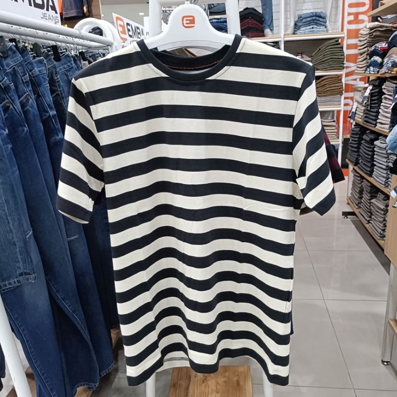 emba kaos oblong salur original