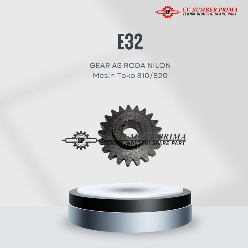 Gear As Roda Nilon E 32 Sparepart Mesin Cetak Offset Toko 810-820