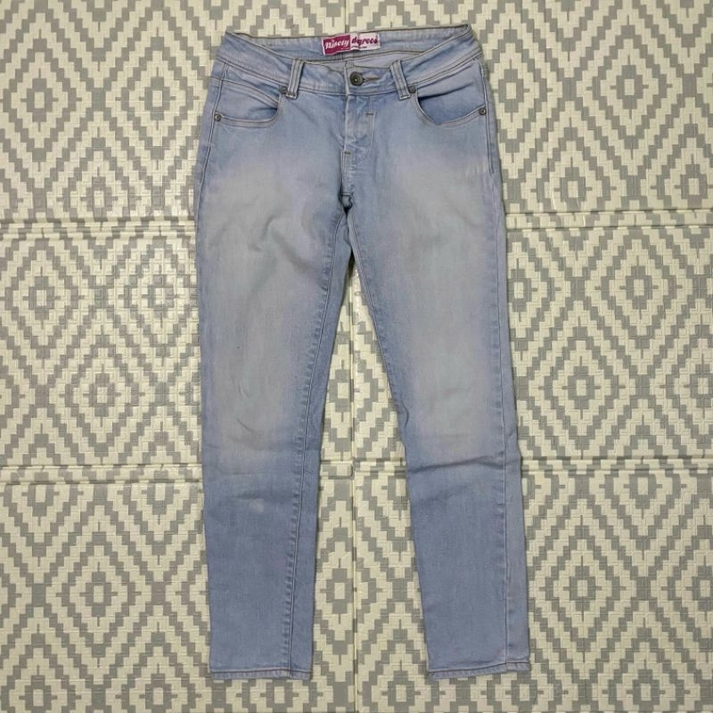 (preloved) NINETY DEGREES skinny jeans