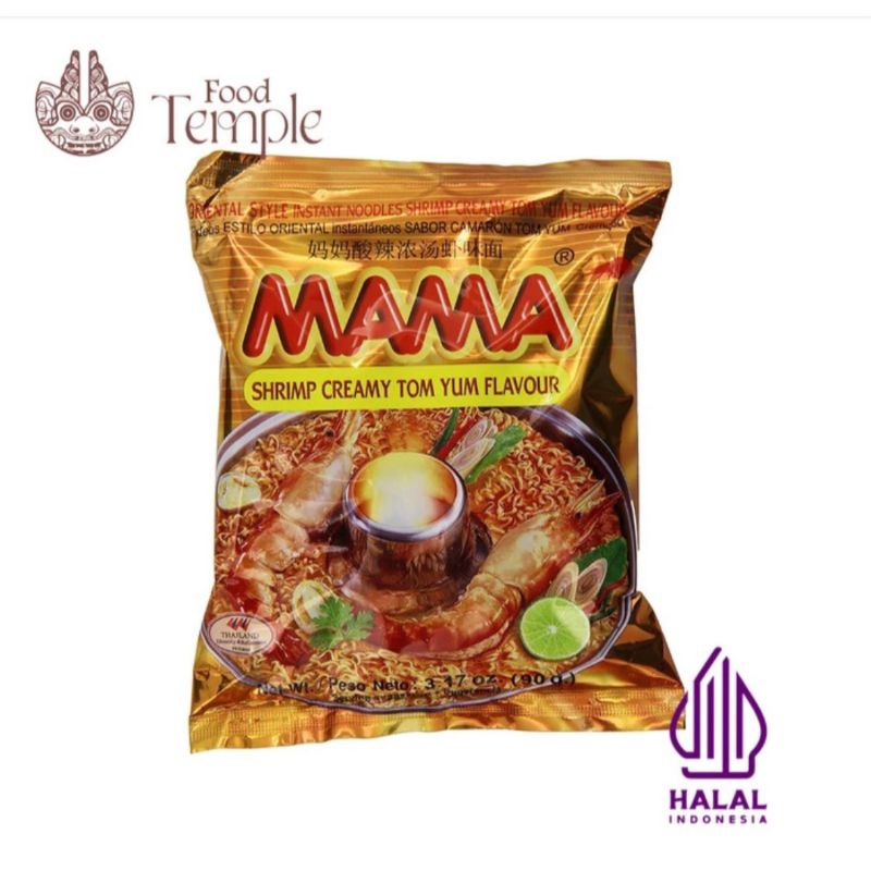 Mama Mie instan Instant Noodle - Shrimp Creamy Tom Yum