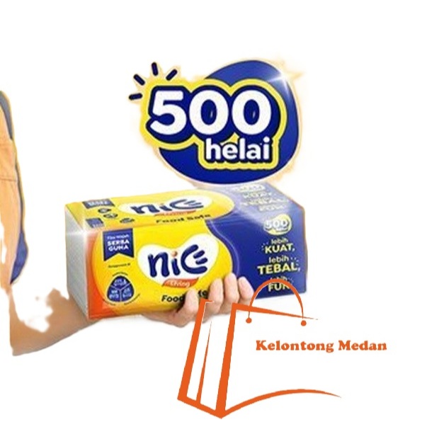 Tissue Nice 250 sheet 2 ply tisu serbaguna tissue facial tisu wajah facial soft pack