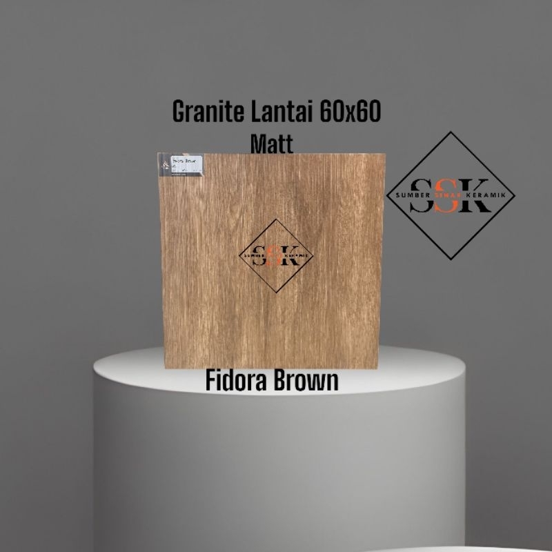 Granite Lantai 60x60 Fidora Brown | Matt