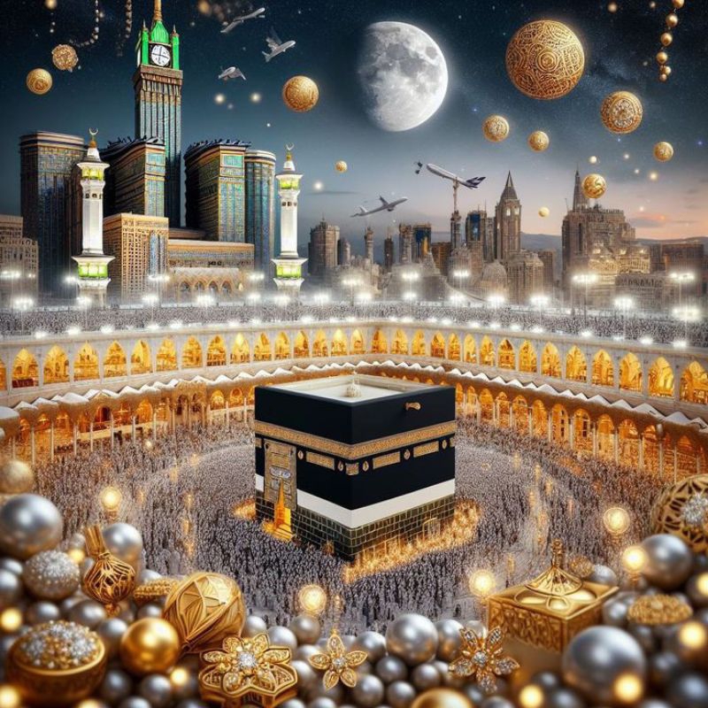 poster cetak jumbo, Ka'bah , hiasan dinding,Ka'bah ,bisa cod