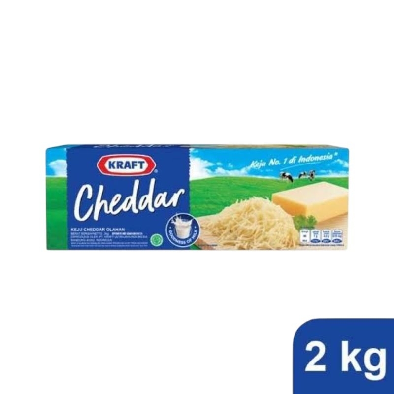 

Kraft keju cheddar loaf 2 kg