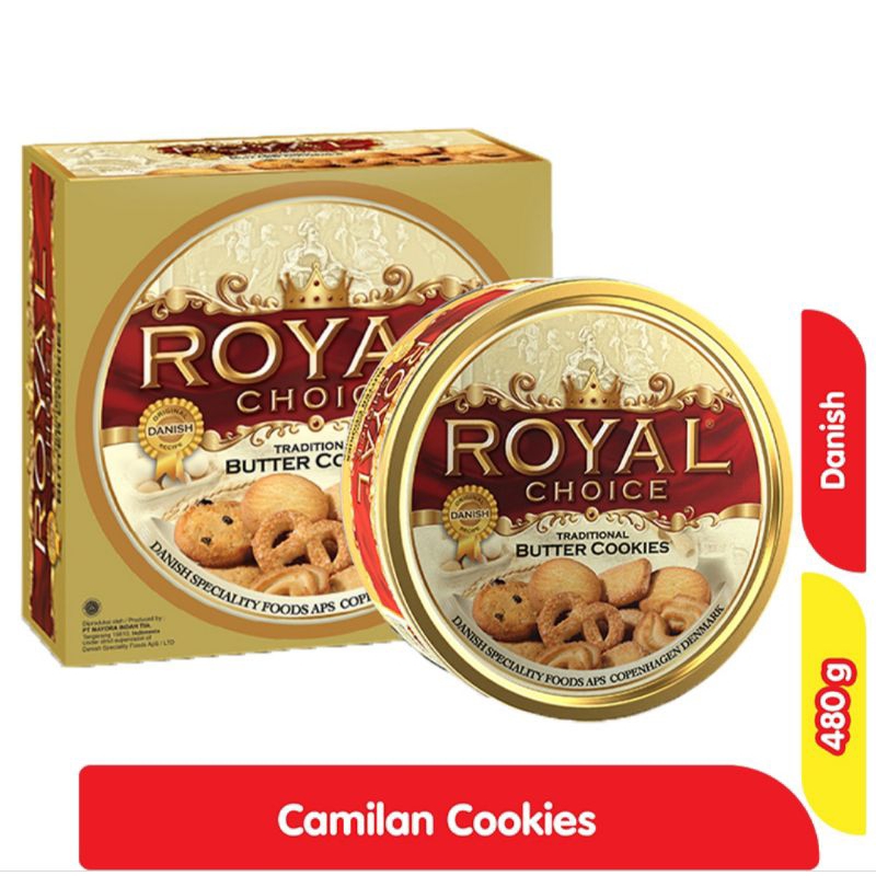 

Royal Choice butter Cookies can 480g