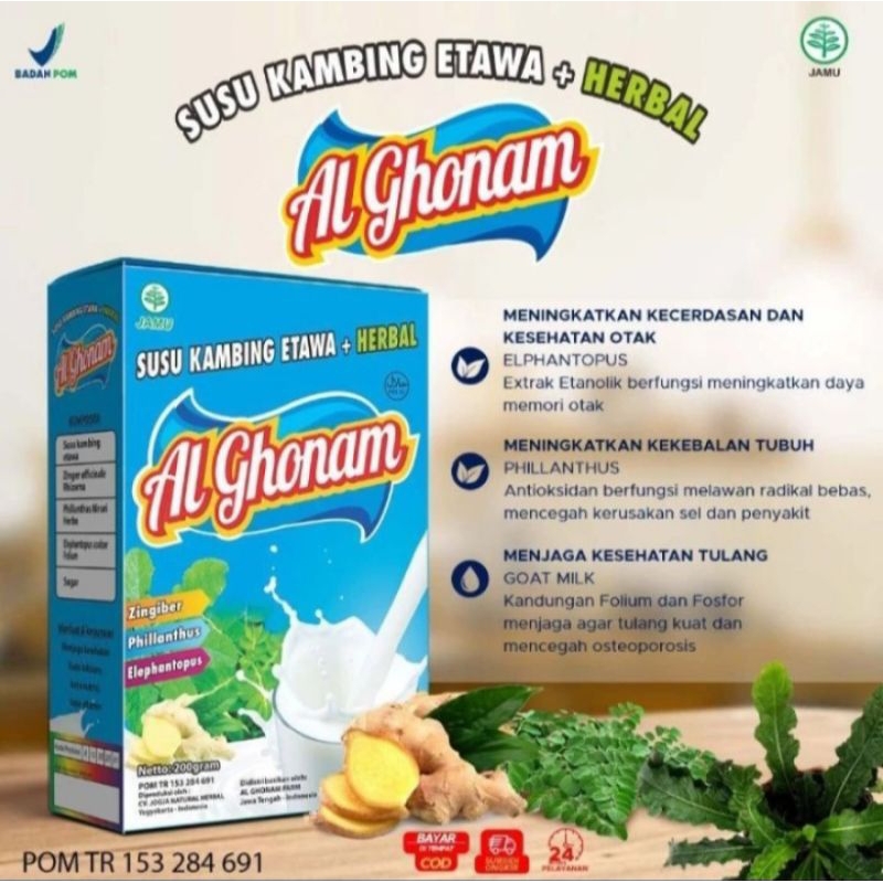 

Susu Ettawa herbal alghonam 200gr