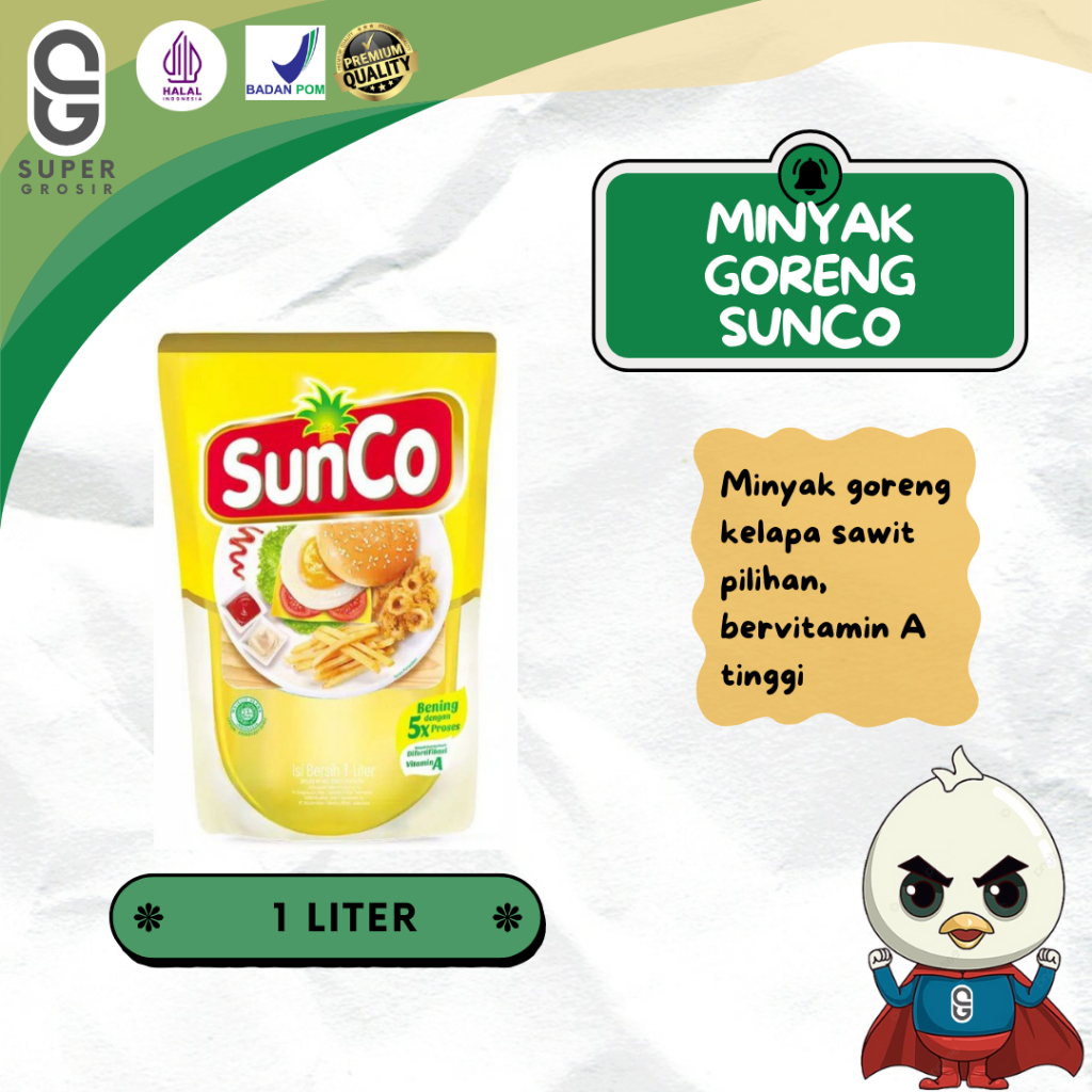 

Minyak Goreng Sunco [1 liter]
